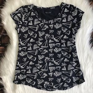 Cable & Gauge Sailboat Nautical Short Sleeve Shirt